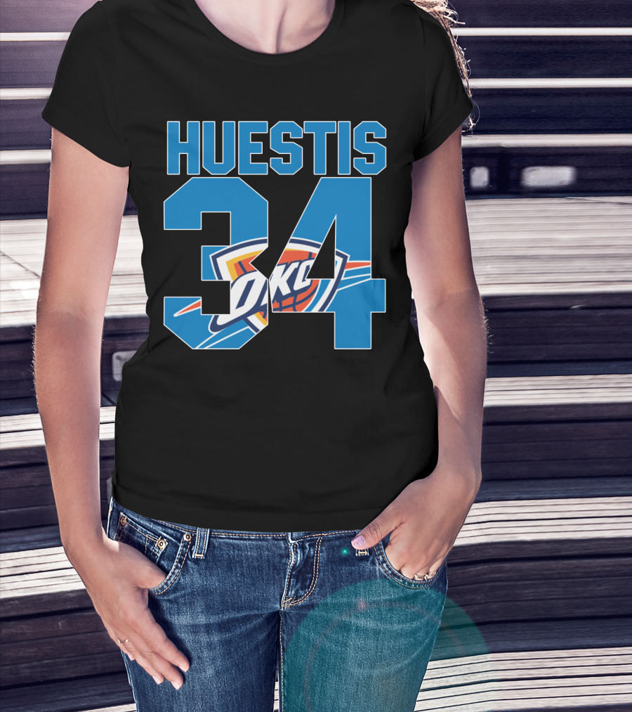 Huestis 34 Okc Oklahoma City Thunder Nba T-Shirt