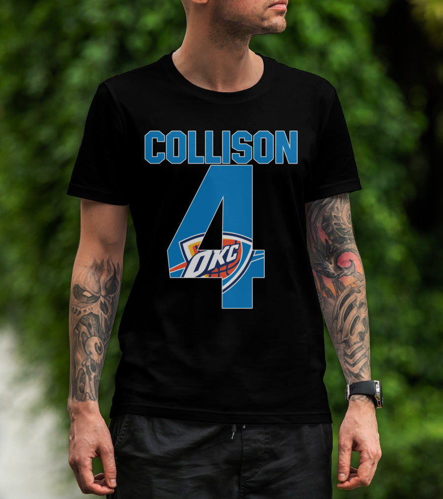 Collison 4 Okc Thunder Nba T-Shirt