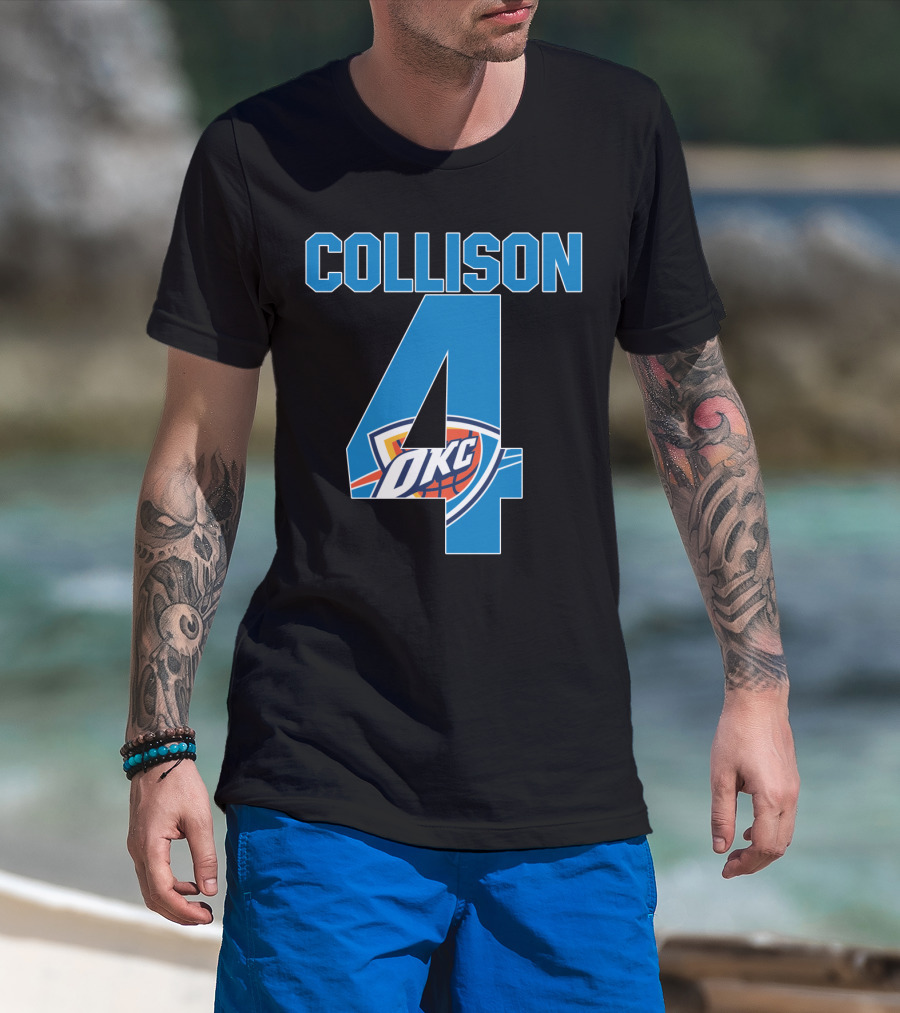 Collison 4 Okc Thunder Nba T-Shirt