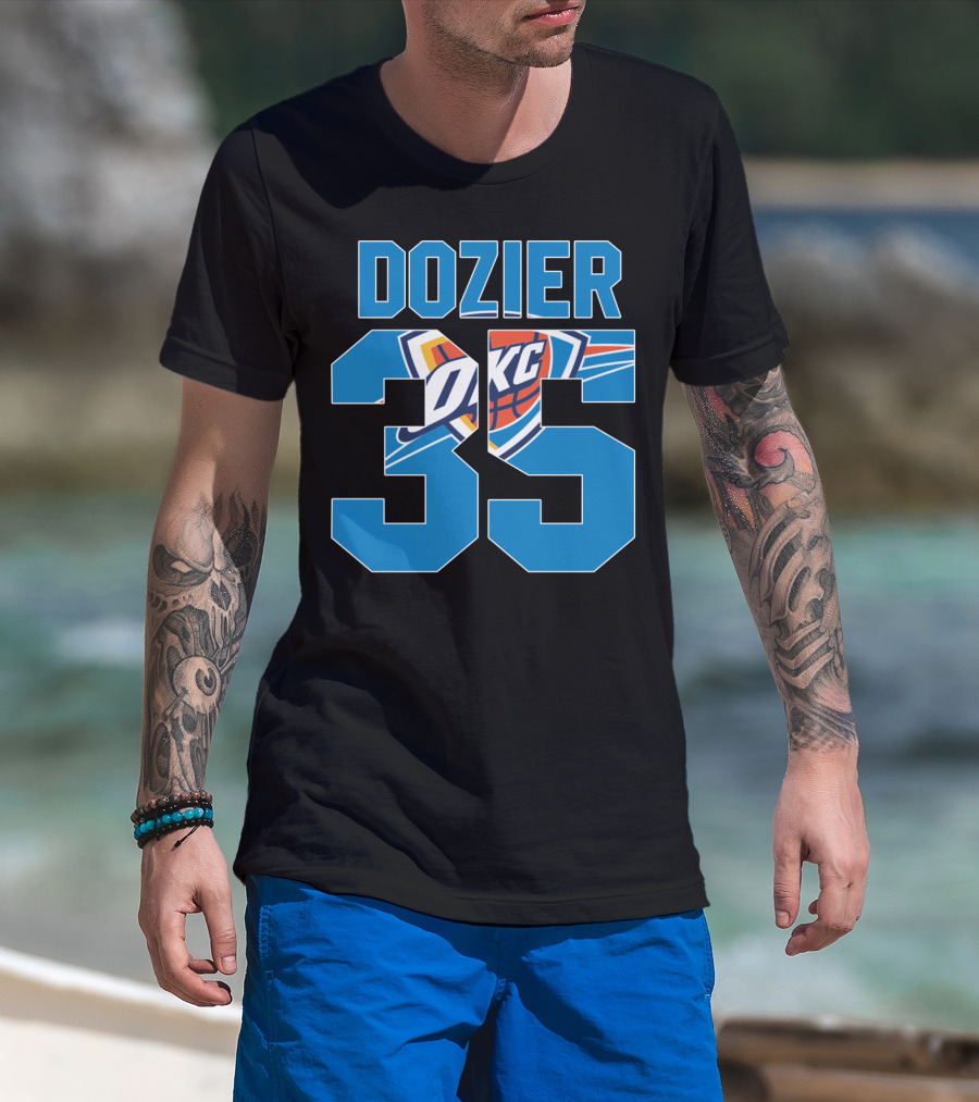Oklahoma City Thunder Dozier 35 Nba T-Shirt