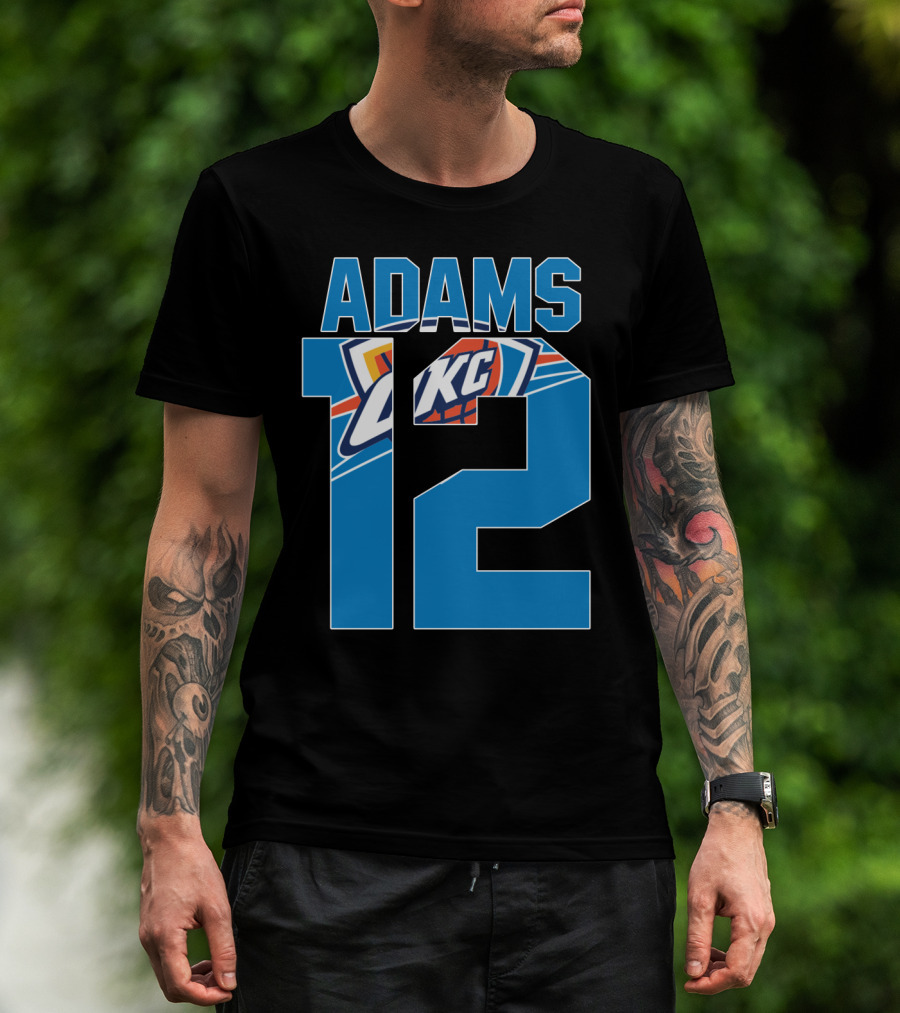 Adams 12 Okc Thunder Nba T-Shirt