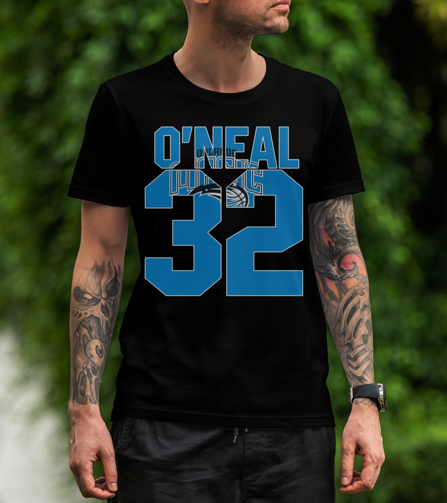 Orlando Magic Shaquille O'neal 32 Nba Basketball T-Shirt