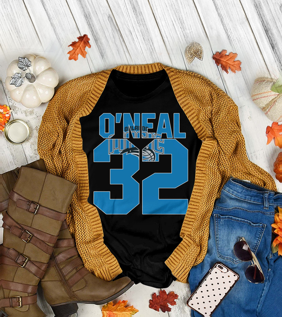 Orlando Magic Shaquille O'neal 32 Nba Basketball T-Shirt