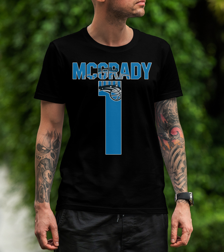 Orlando Magic Tracy Mcgrady Number One Nba Mcgrady 1 T-Shirt