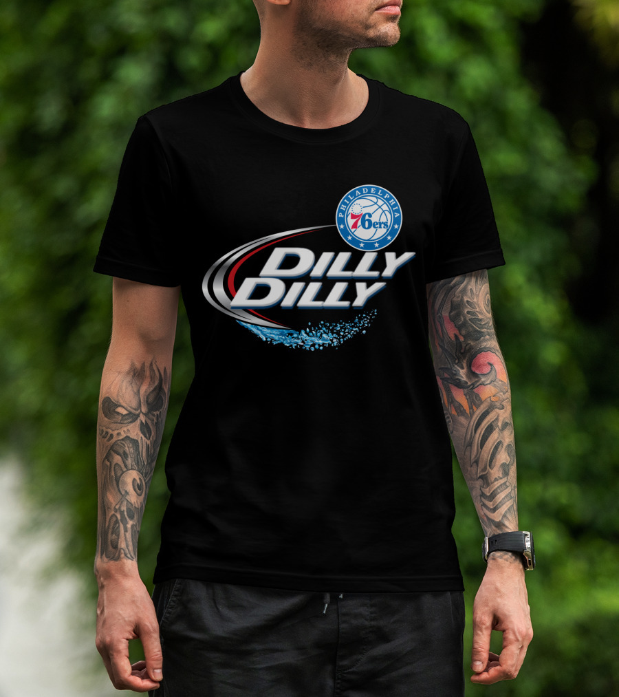 Philadelphia 76ers Dilly Dilly Splash Fans T-Shirt