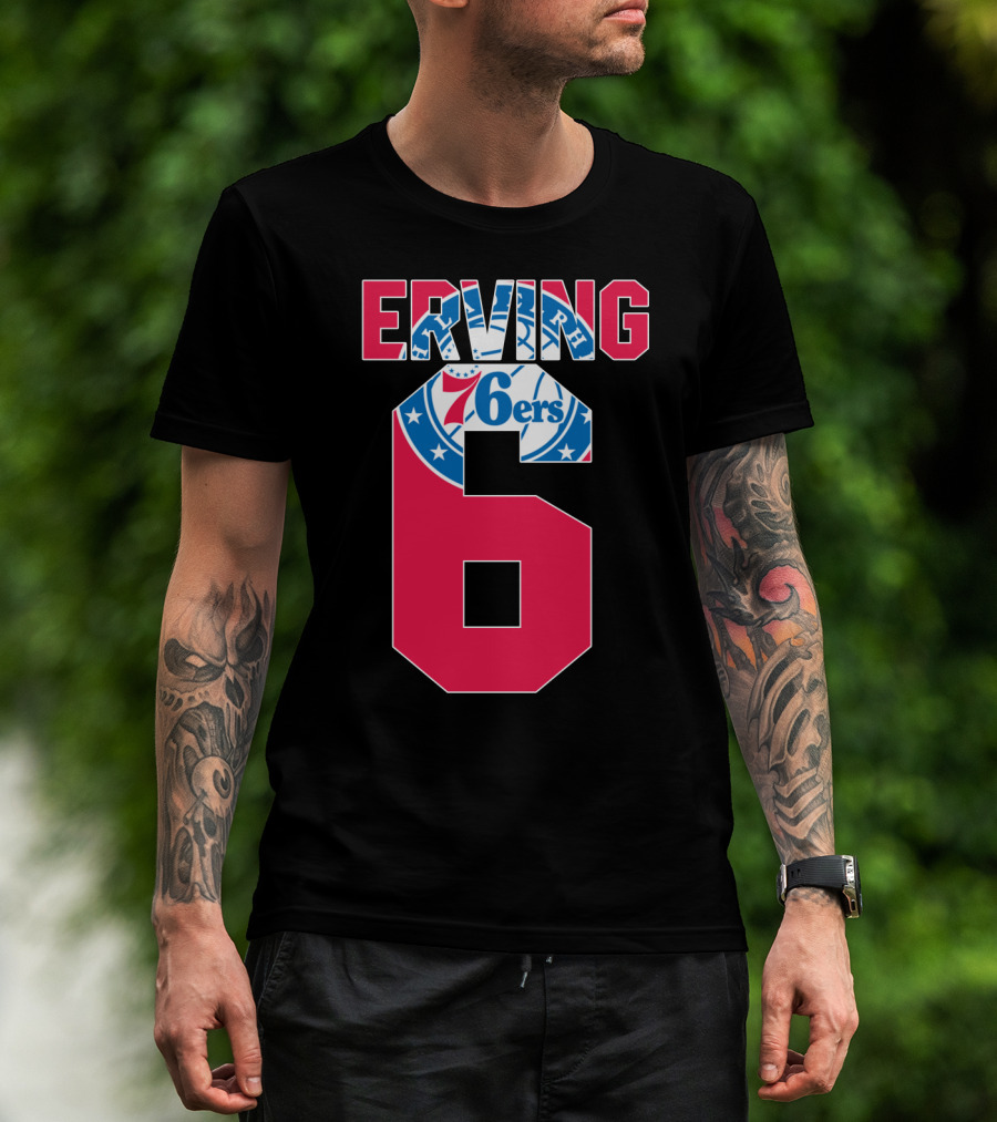 Philadelphia 76ers Erving 6 Nba T-Shirt