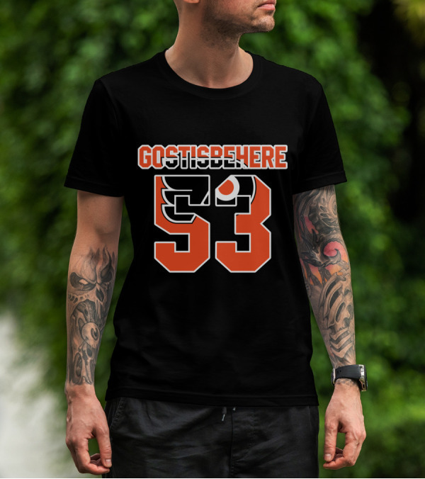 Philadelphia Flyers Gostisbehere 53 NHL T-Shirt