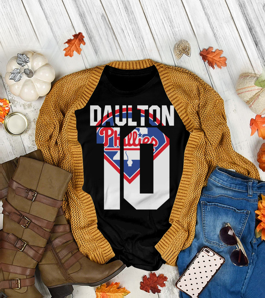 Philadelphia Phillies Daulton 10 Baseball T-Shirt