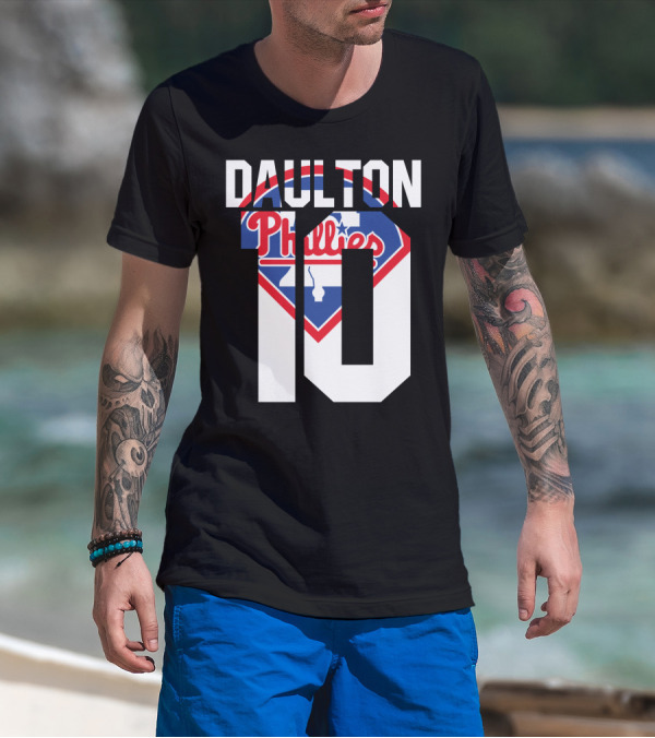 Philadelphia Phillies Daulton 10 Baseball T-Shirt
