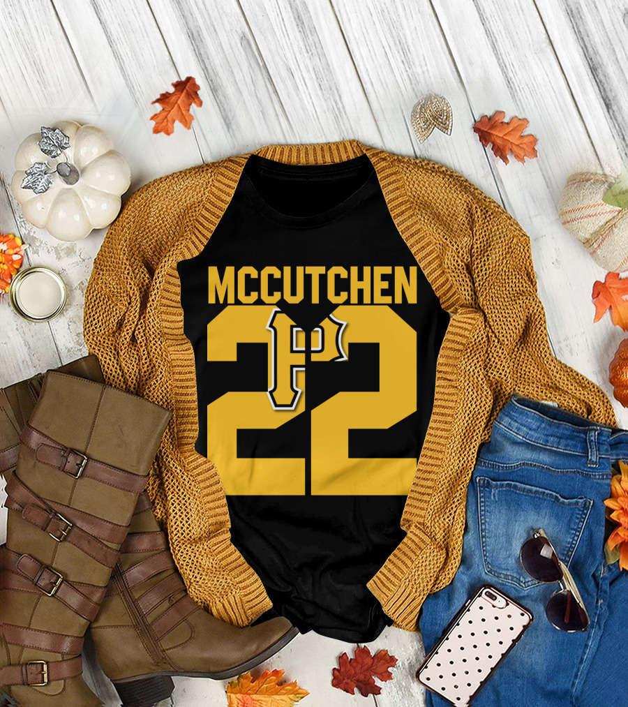 Pittsburgh Pirates Andrew McCutchen 22 Jersey Team Spirit T-Shirt