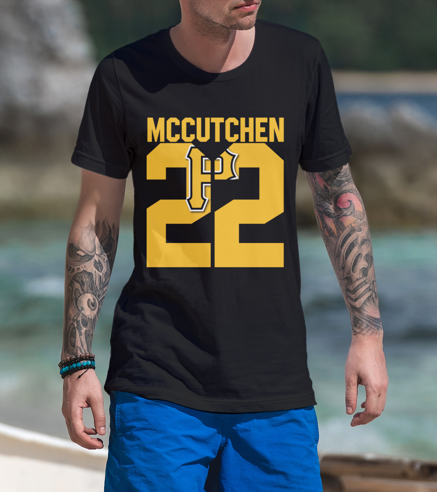 Pittsburgh Pirates Andrew McCutchen 22 Jersey Team Spirit T-Shirt