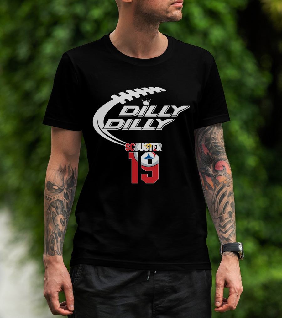 Dilly Dilly Schuster 19 Pittsburgh Steelers Football T-Shirt