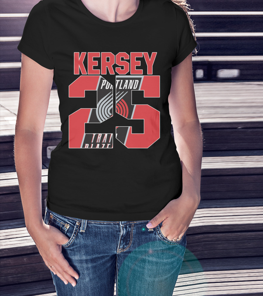 Portland Trail Blazers Kersey 25 Nba Jersey T-Shirt