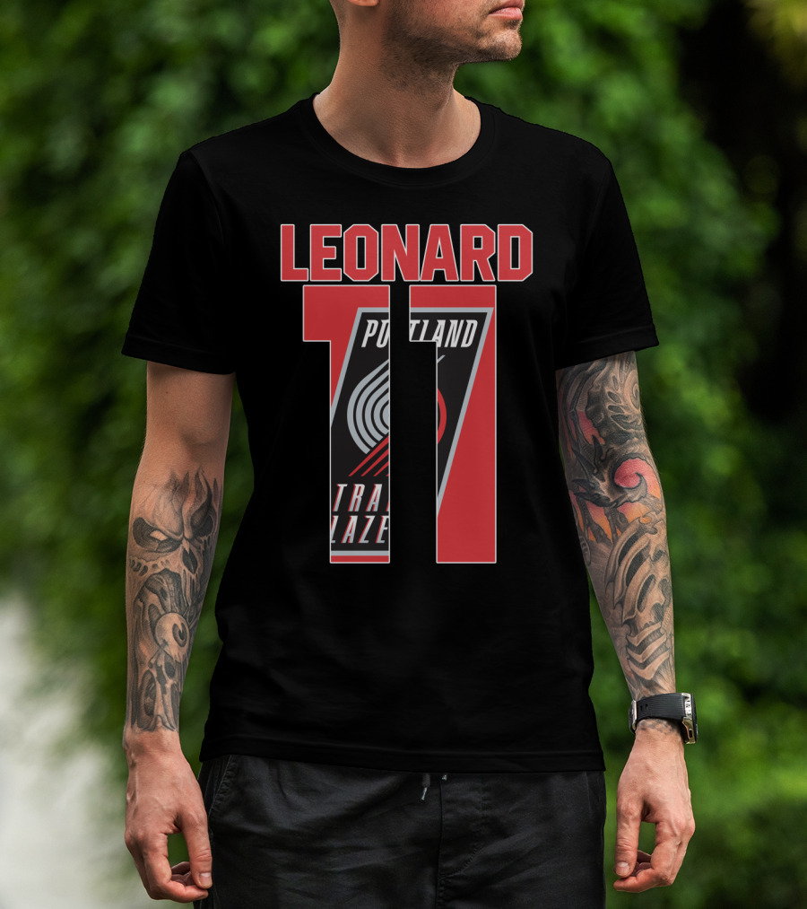 Leonard 11 Portland Trail Blazers Nba T-Shirt