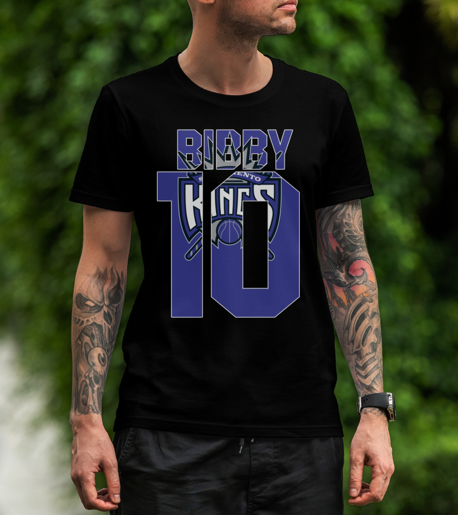 Sacramento Kings Mike Bibby 10 Nba Basketball Fan T-Shirt