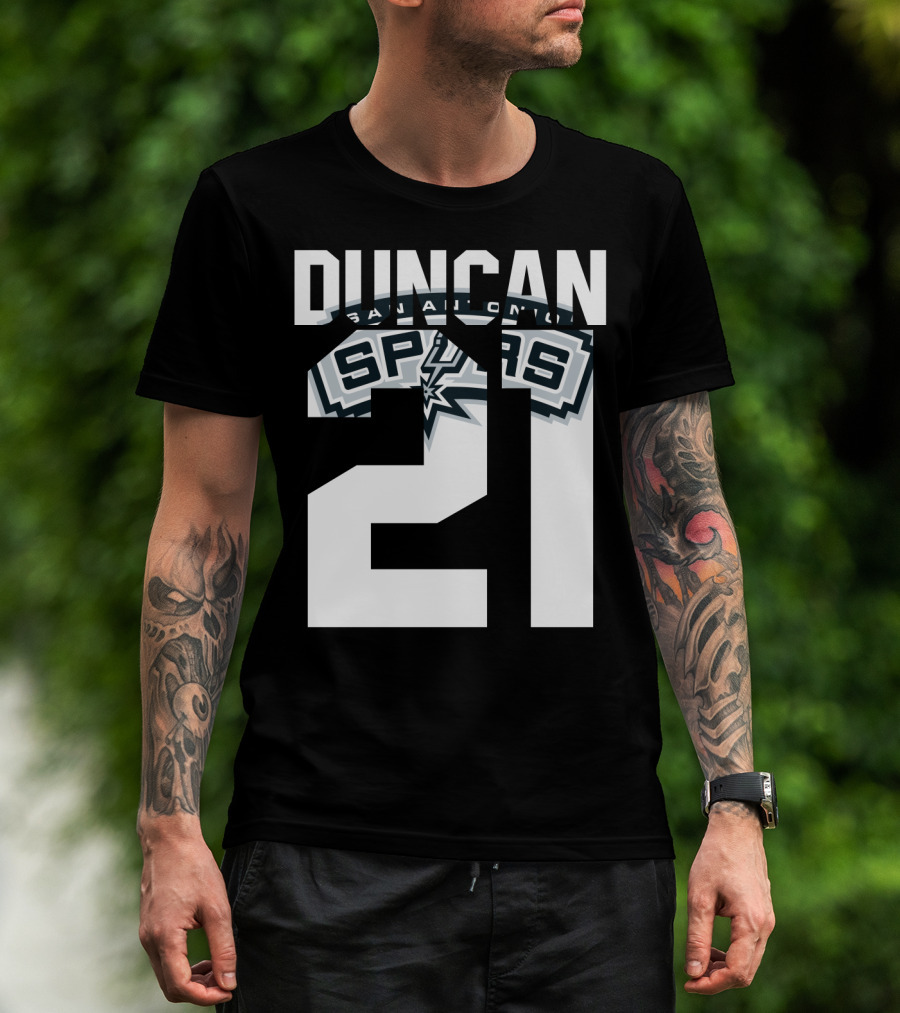 San Antonio Spurs Duncan 21 Nba T-Shirt