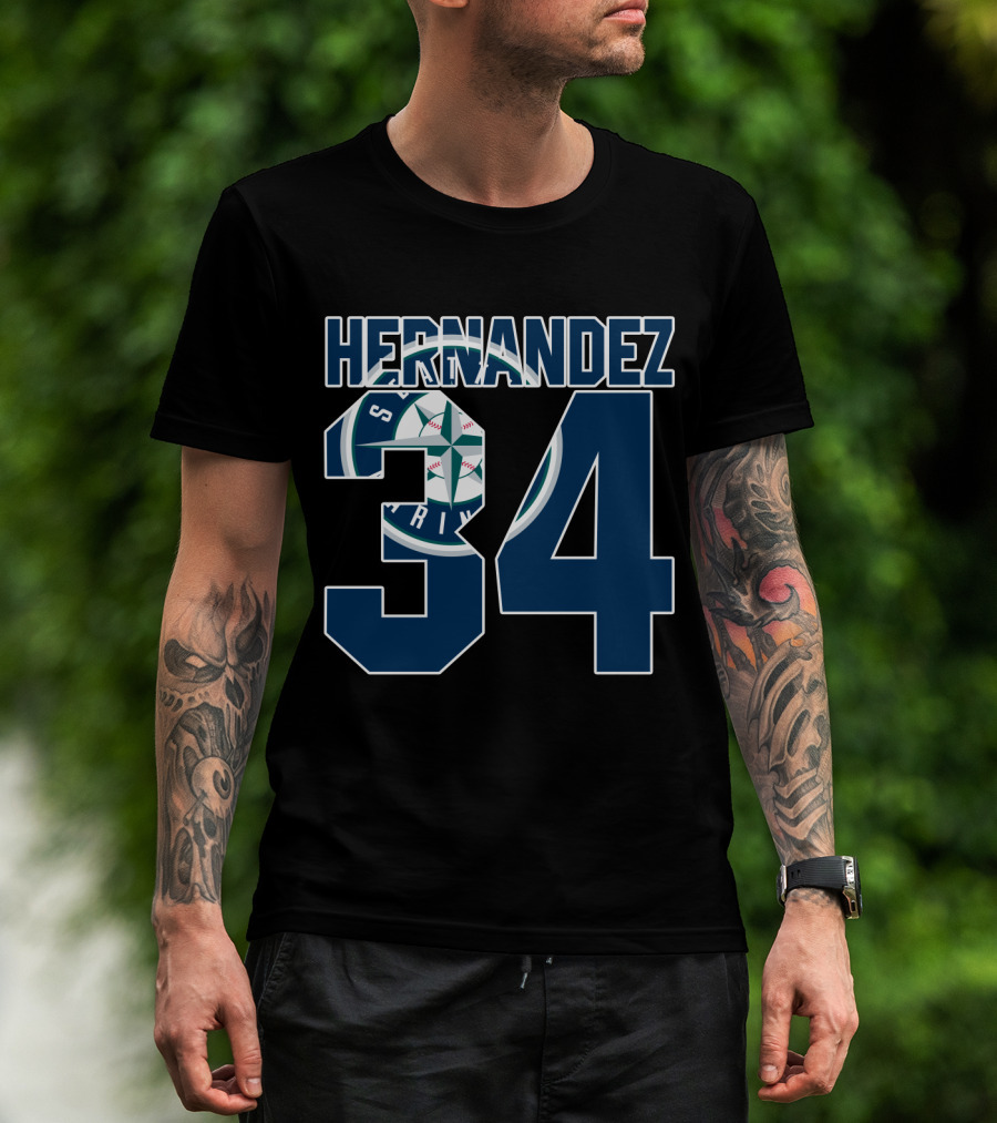 Seattle Mariners Hernandez 34 T-Shirt