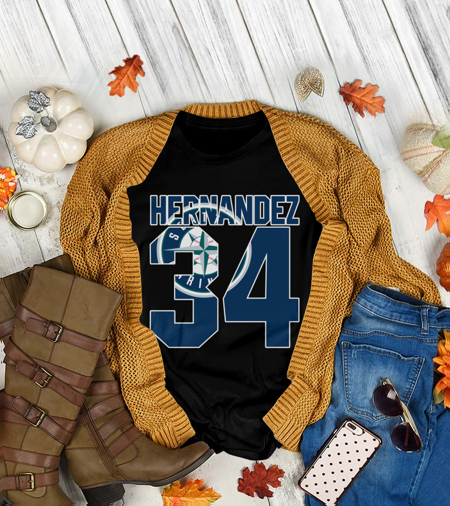 Seattle Mariners Hernandez 34 T-Shirt