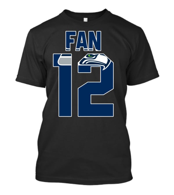 Seattle Seahawks Fan 12 Jersey T-Shirt