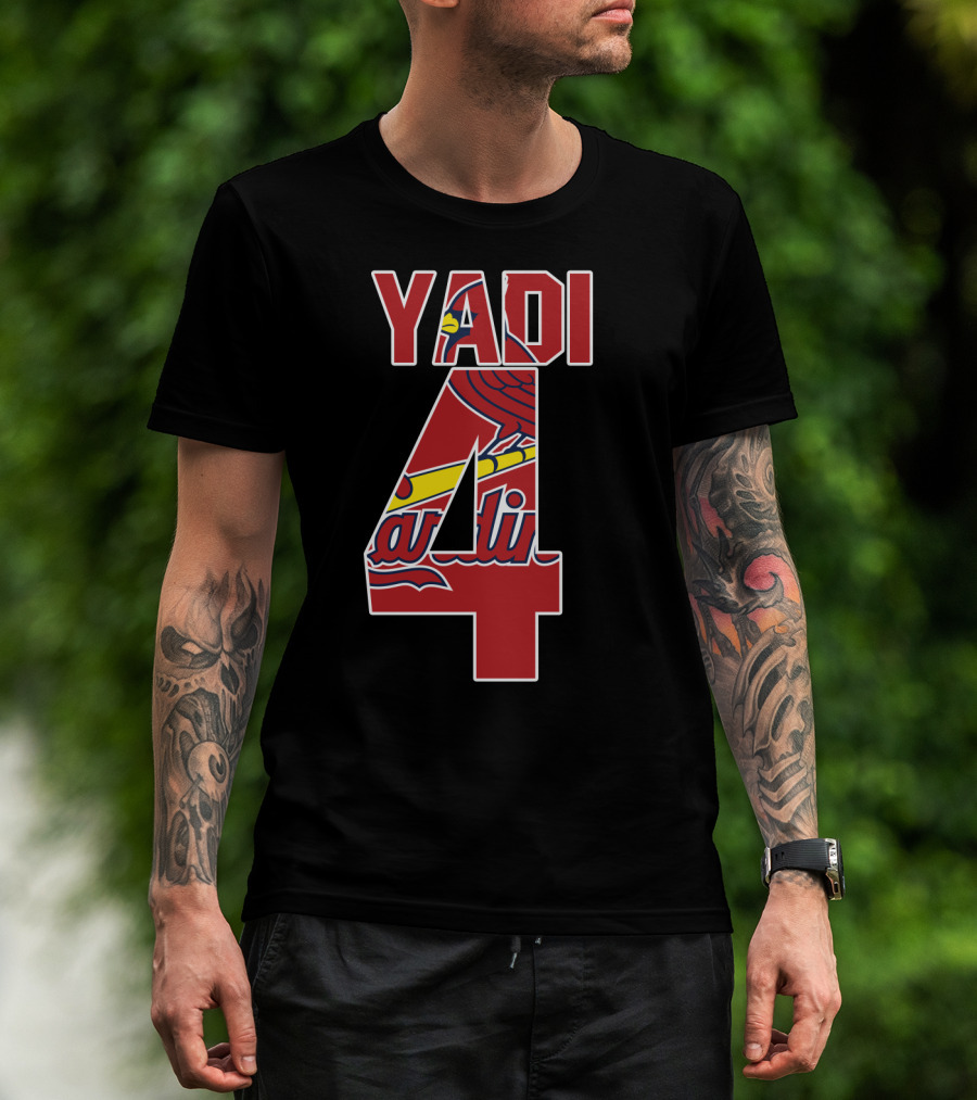 St. Louis Cardinals Yadier Molina Yadi 4 Jersey T-Shirt