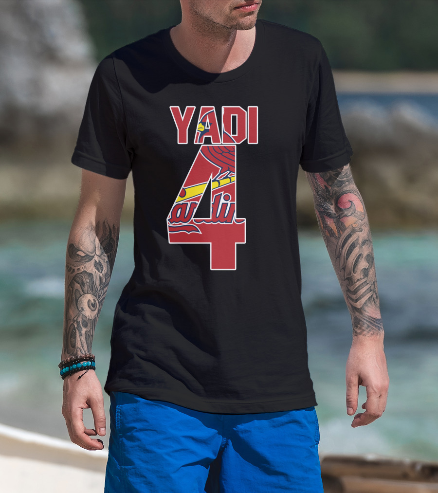St. Louis Cardinals Yadier Molina Yadi 4 Jersey T-Shirt