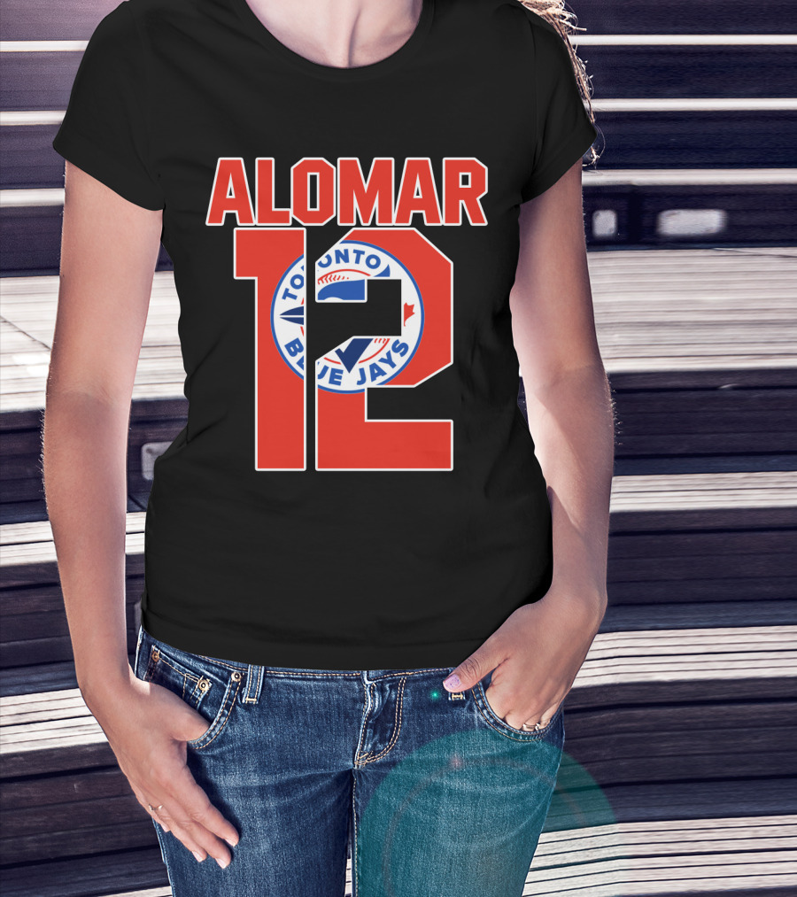 Toronto Blue Jays Alomar 12 Jersey T-Shirt