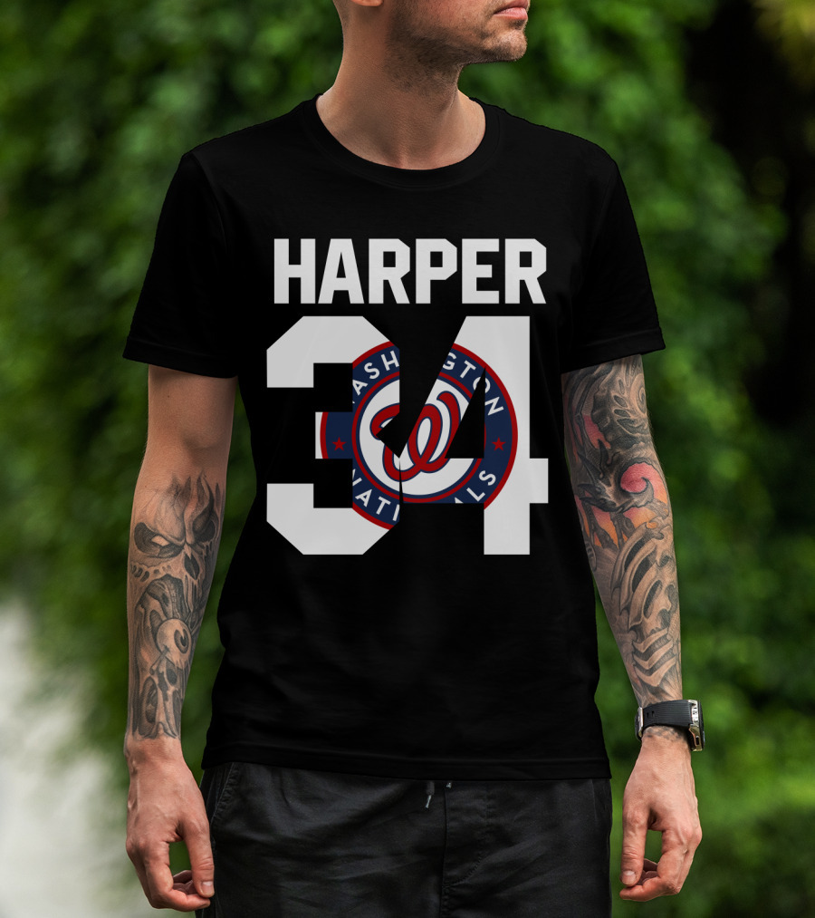 Harper 34 Washington Nationals T-Shirt