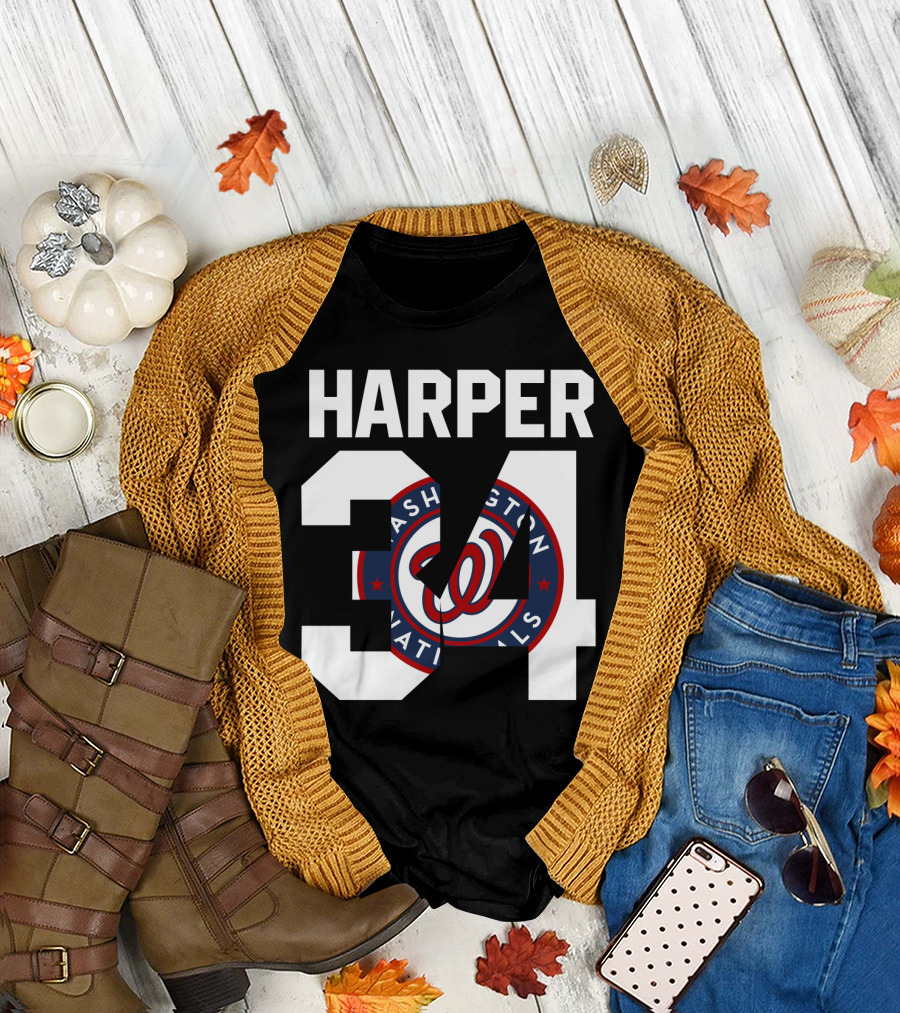 Harper 34 Washington Nationals T-Shirt