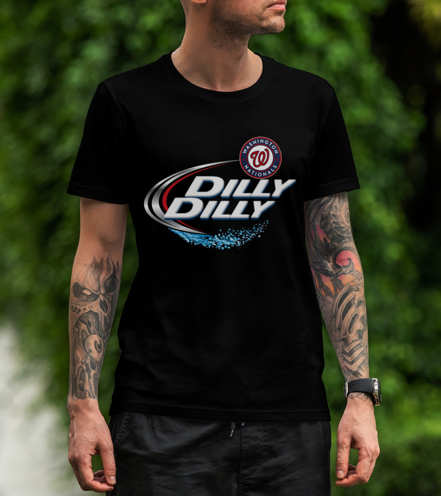 Washington Nationals Dilly Dilly Logo Splash T-Shirt
