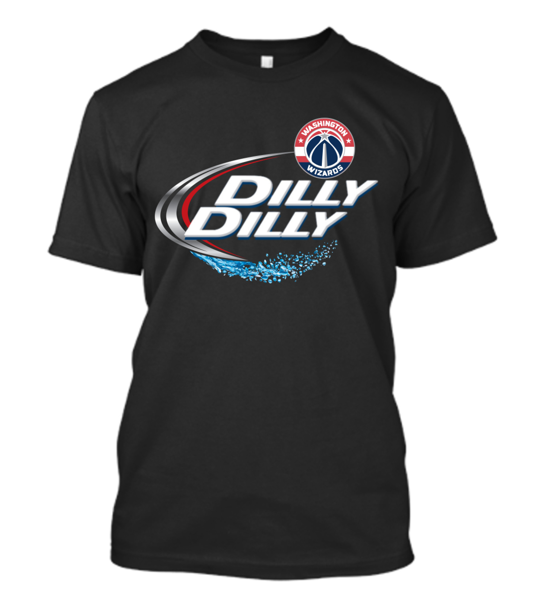 Washington Wizards Dilly Dilly Fans Logo Splash T-Shirt
