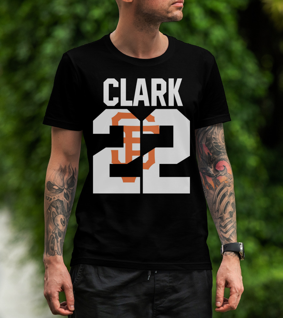 Clark 22 San Francisco Giants 1989 T-Shirt