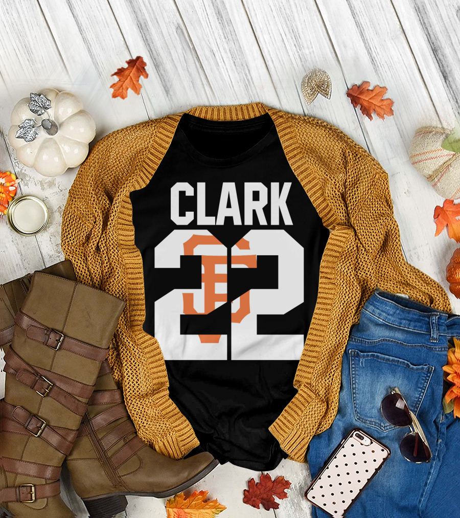 Clark 22 San Francisco Giants 1989 T-Shirt