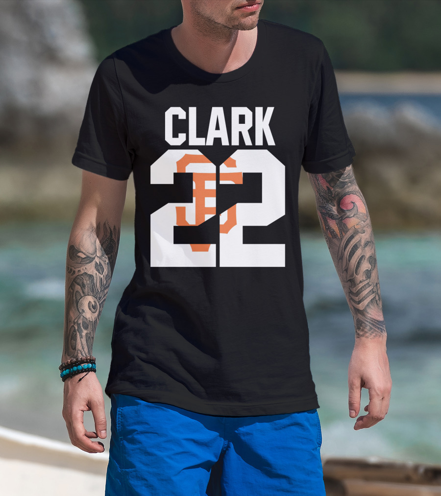 Clark 22 San Francisco Giants 1989 T-Shirt