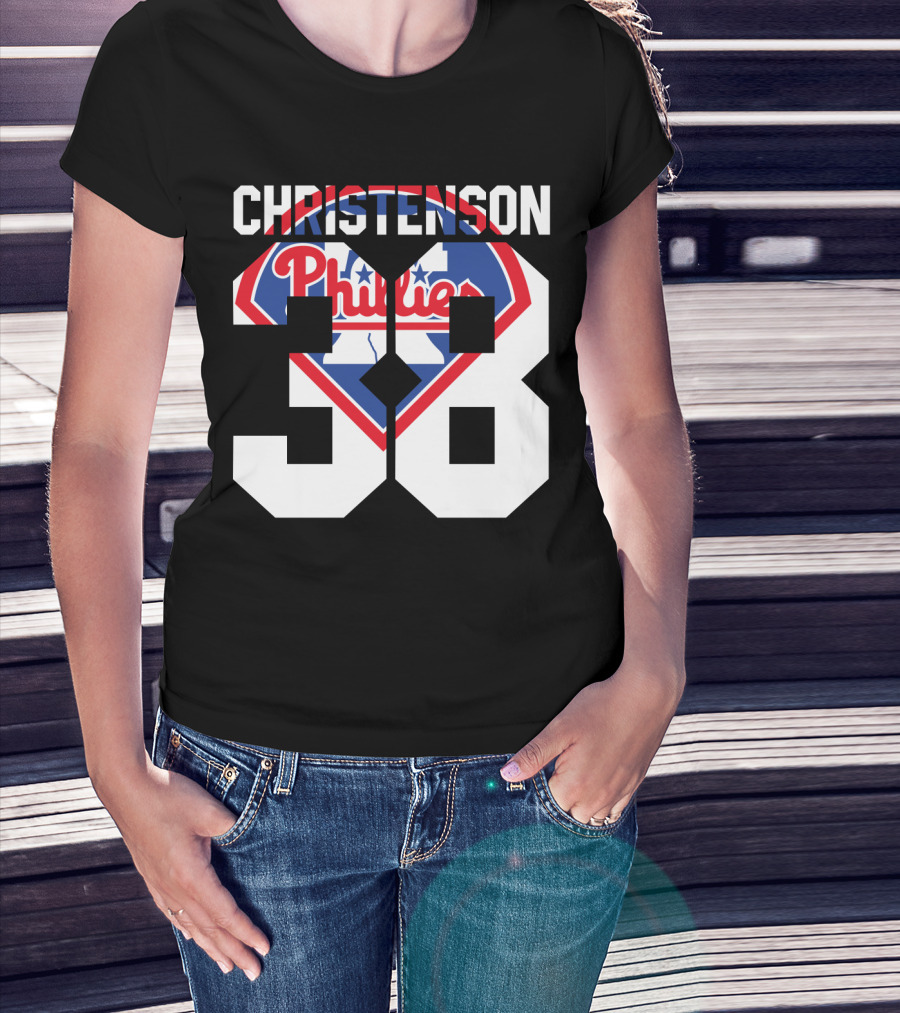 Christenson 38 Philadelphia Phillies 1981 Baseball T-Shirt