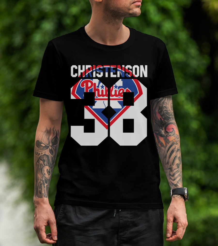 Christenson 38 Philadelphia Phillies 1981 Baseball T-Shirt