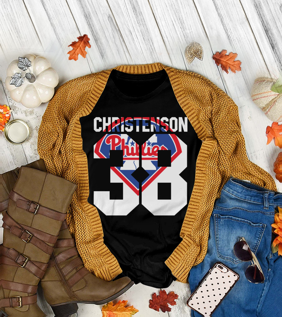 Christenson 38 Philadelphia Phillies 1981 Baseball T-Shirt
