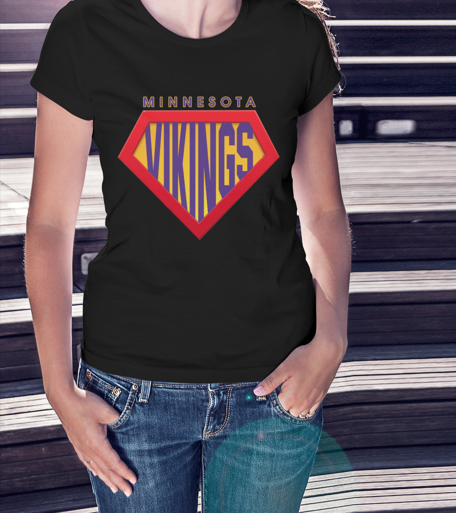 Minnesota Vikings Super Emblem Fan Gear T-Shirt