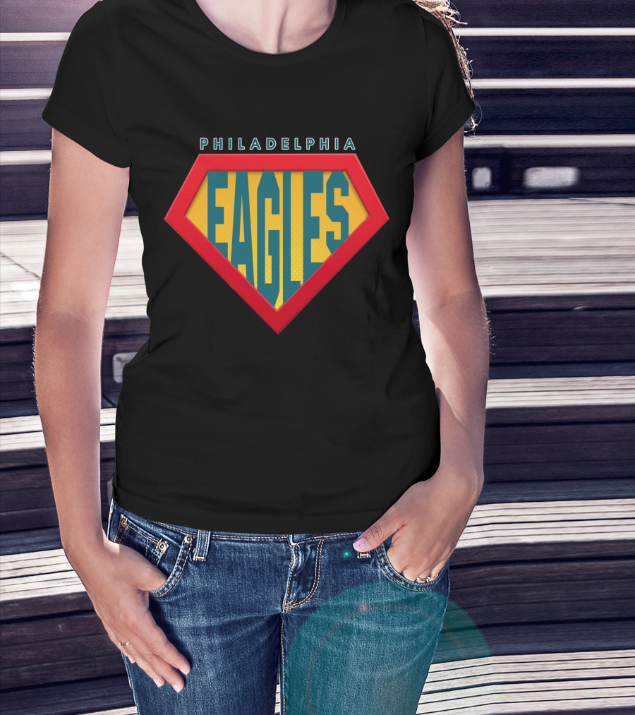 Philadelphia Eagles Super Emblem For Fans T-Shirt