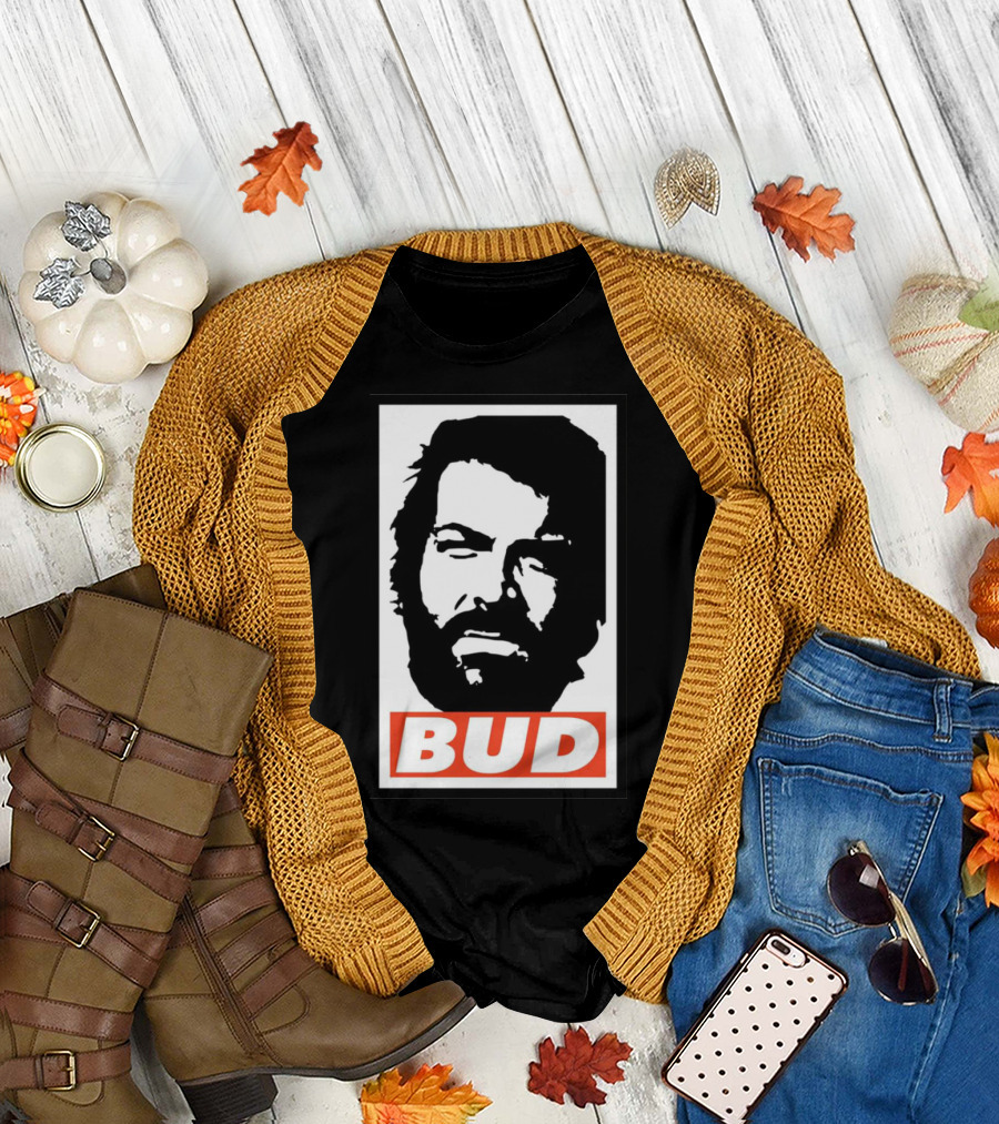 Bud Spencer Tribute Graphic Blockface T-Shirt