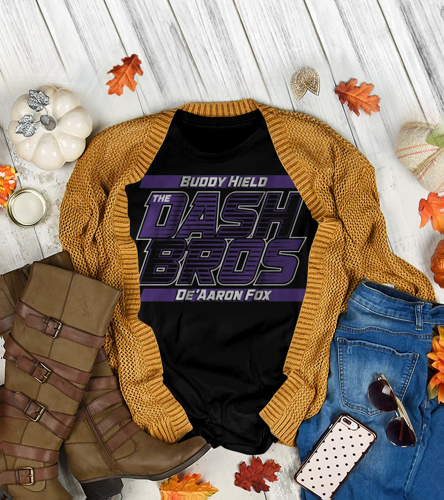 Buddy Hield and De'Aaron Fox The Dash Bros Duo T-Shirt