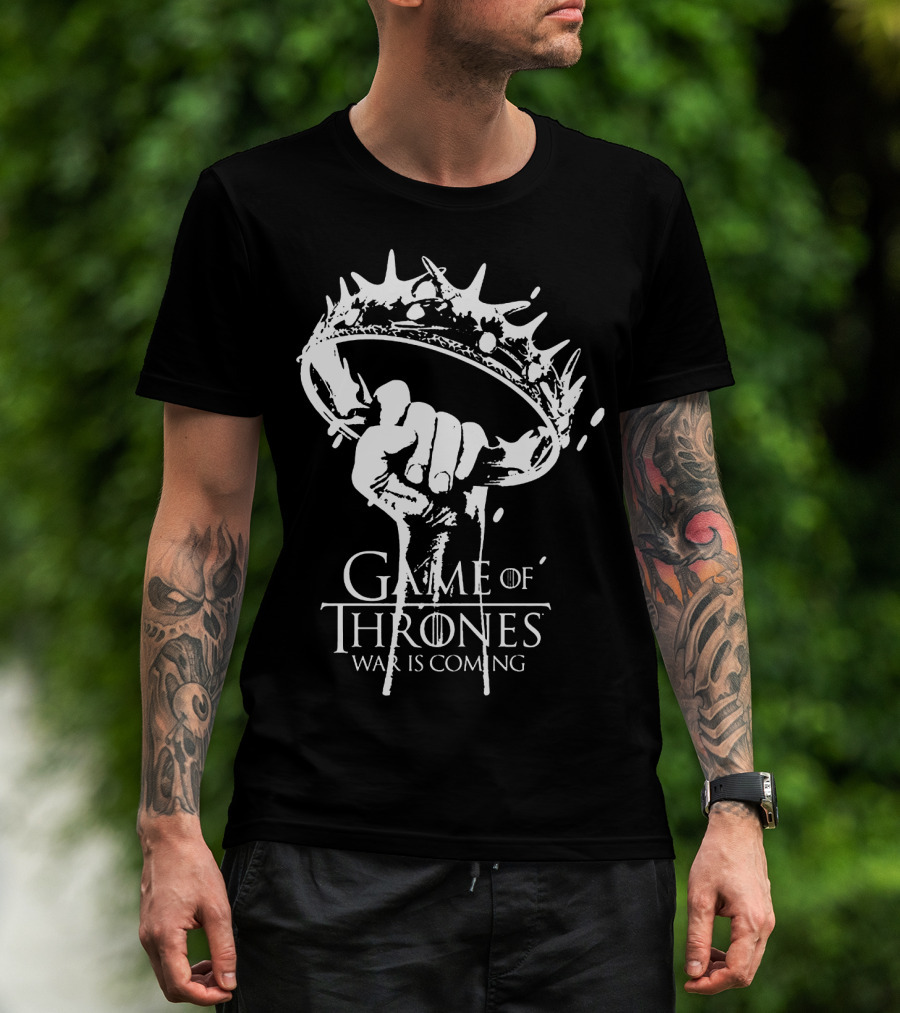 Game Of Thrones War Is Coming Crown Hand T-Shirt