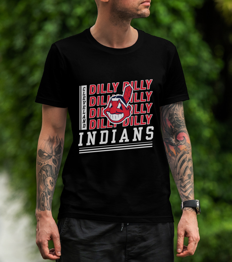 Cleveland Indians Dilly Dilly Logo Fans T-Shirt