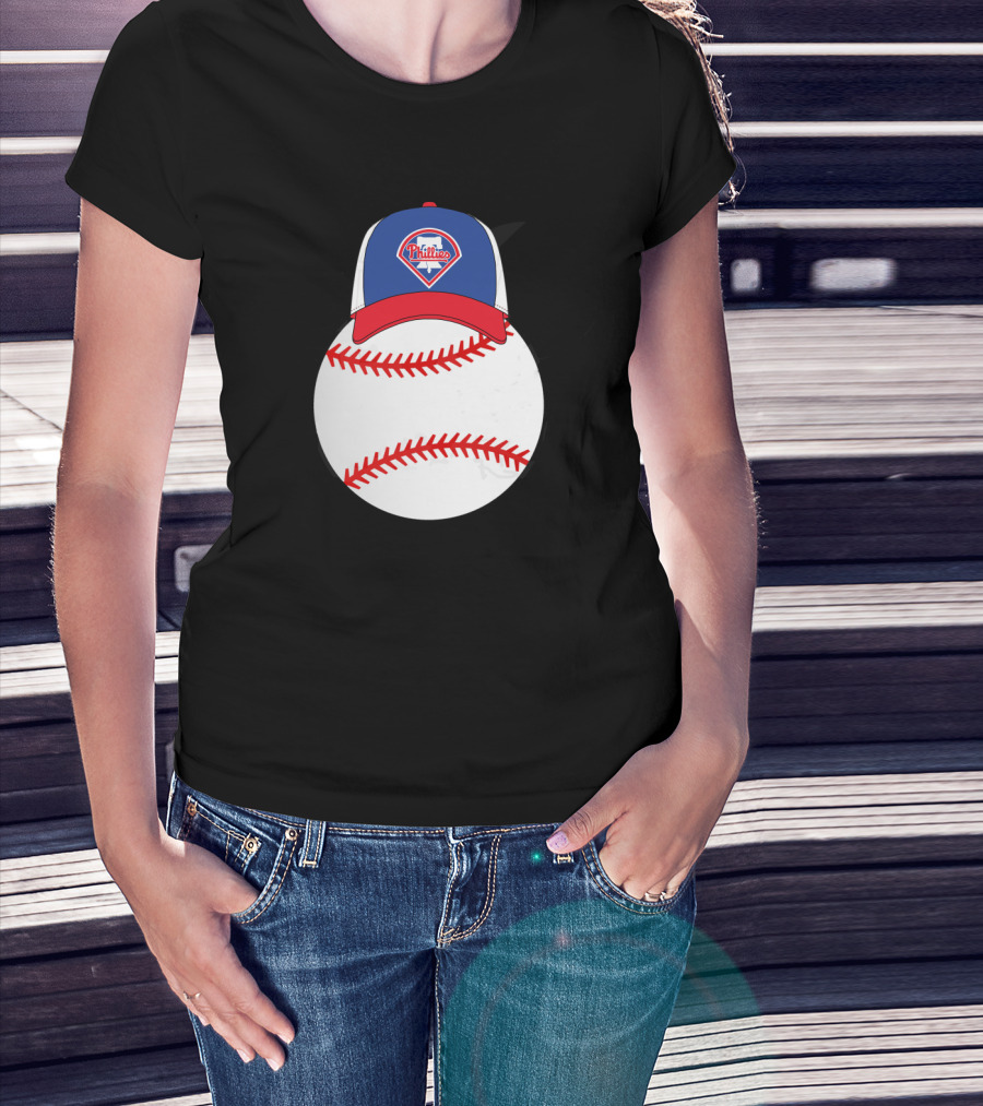 Philadelphia Phillies Mickey Mouse Baseball Hat T-Shirt