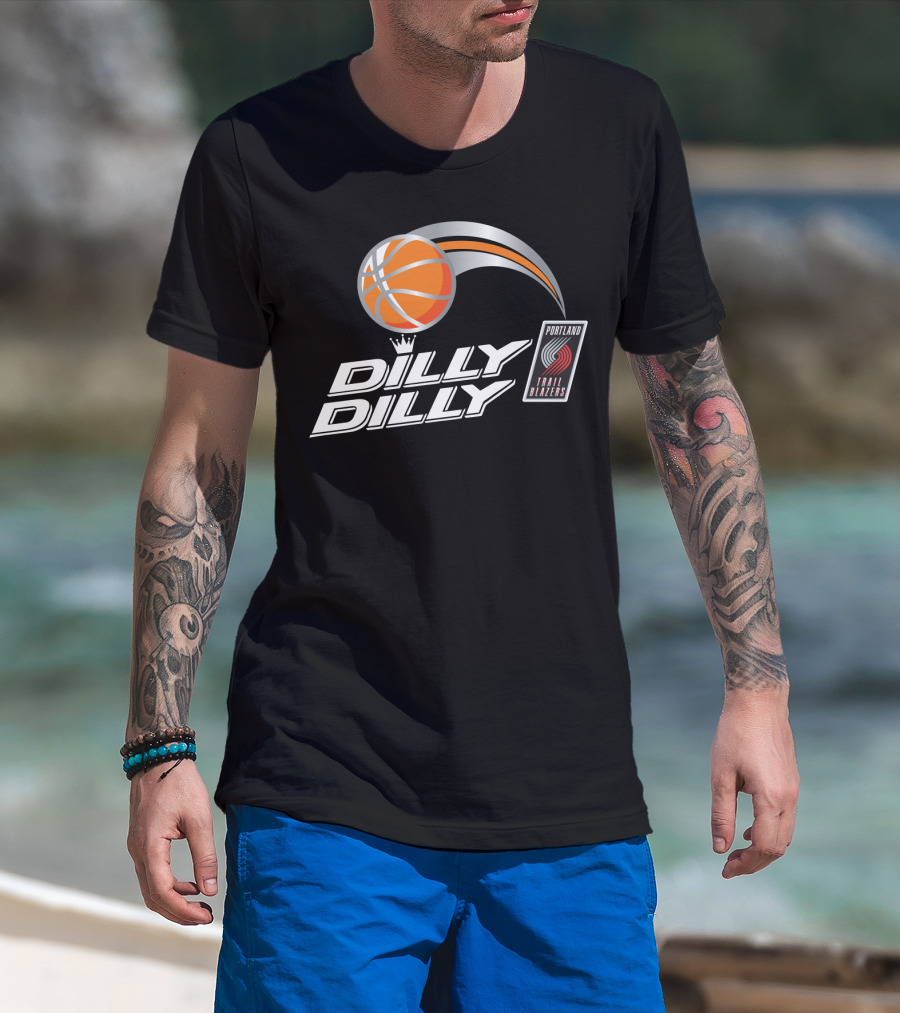 Portland Trail Blazers Dilly Dilly Basketball T-Shirt