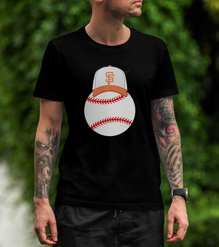 San Francisco Giants Mickey Mouse Ears Baseball Cap T-Shirt