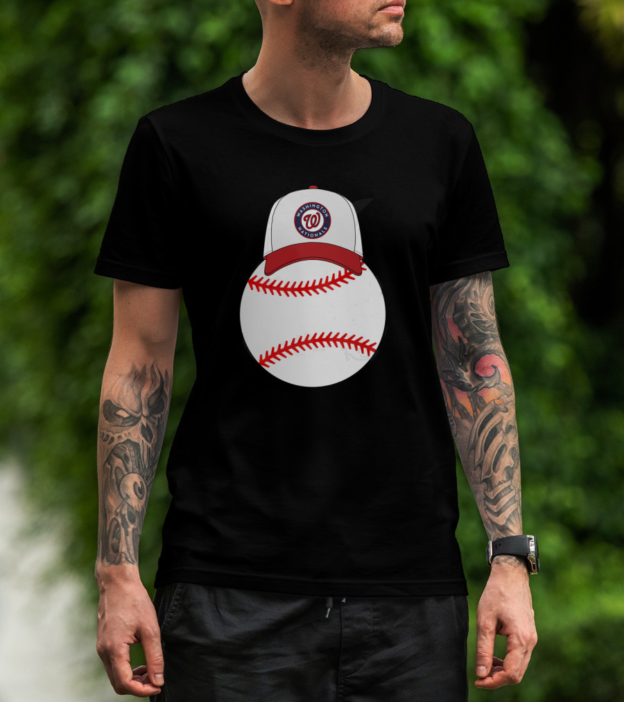 Washington Nationals Mickey Ears Baseball Cap T-Shirt