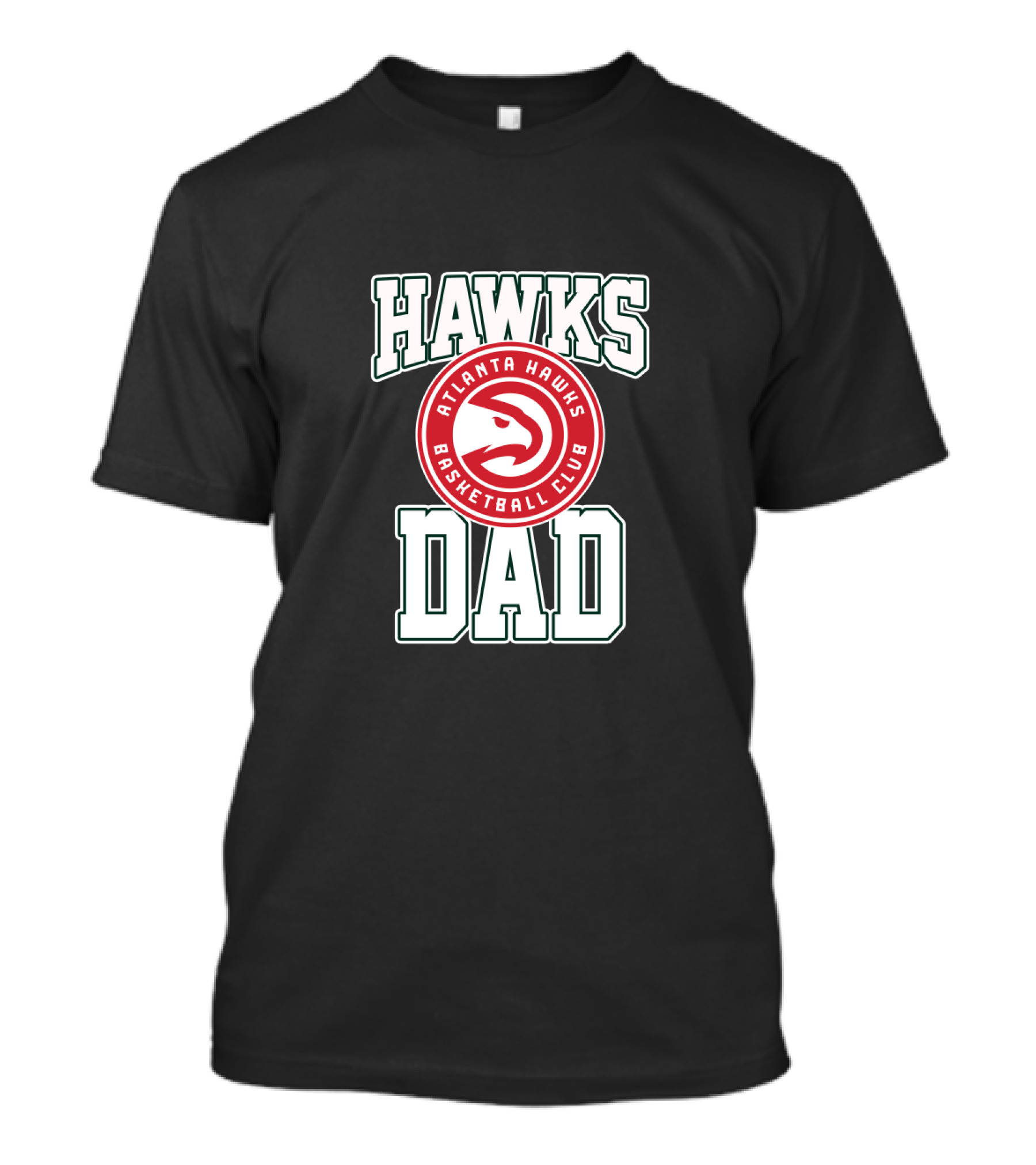 Atlanta Hawks Basketball Club Dad Father's Day T-Shirt