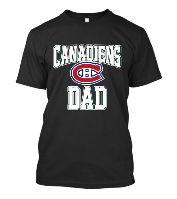 Montreal Canadiens Dad Hockey Logo Fan Gear T-Shirt