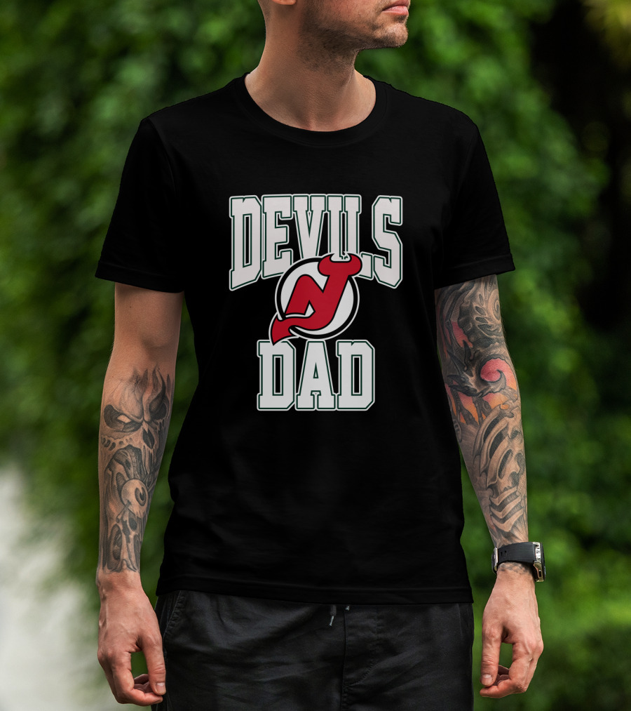 New Jersey Devils Dad Father's Day T-Shirt