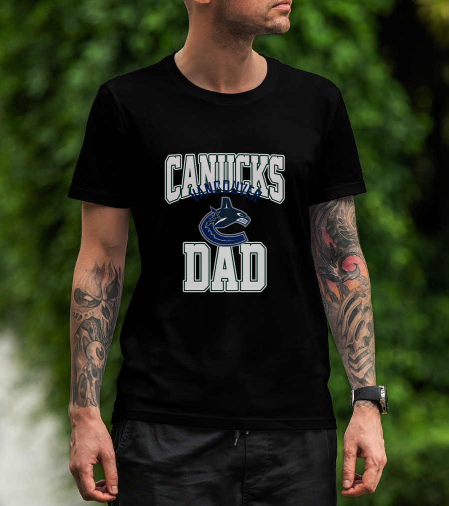 Vancouver Canucks Dad Whale Logo T-Shirt